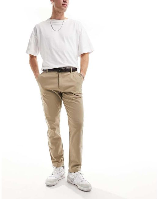 SELECTED Natural Bill Slim Fit Chino for men