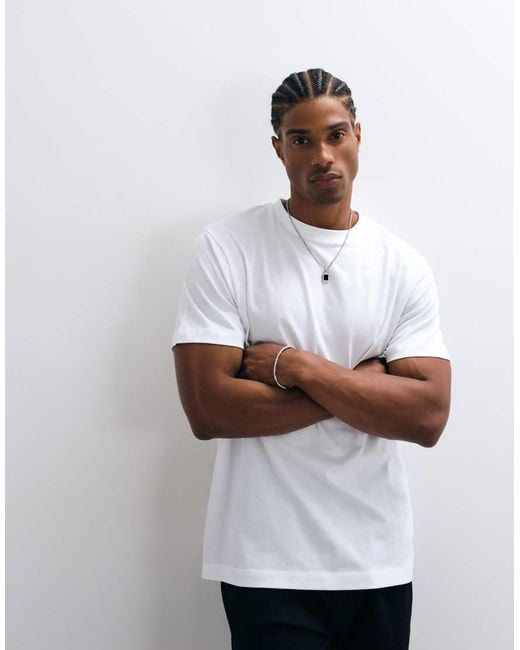 ASOS White T-shirt With Coffee Graphic for men