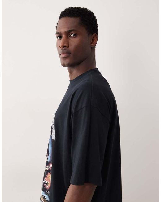 ASOS Oversized T-Shirt Met Star Wars-Print in het Blue voor heren