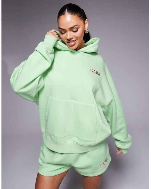 Kaiia Green – oversize-kapuzenpullover