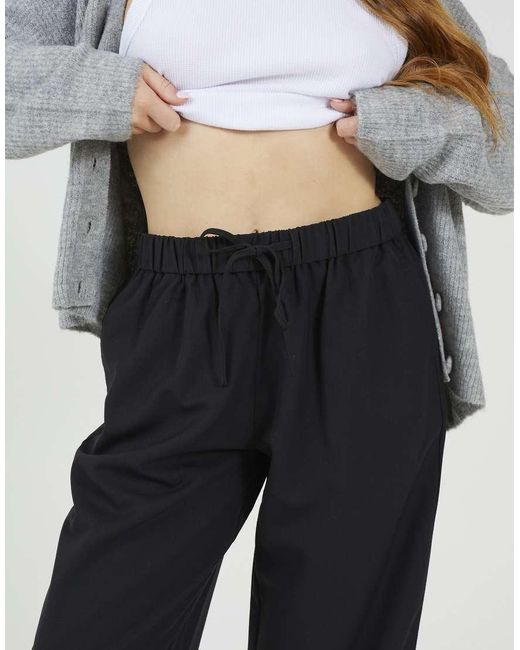Brave Soul Blue High Waisted Wide Leg Trousers