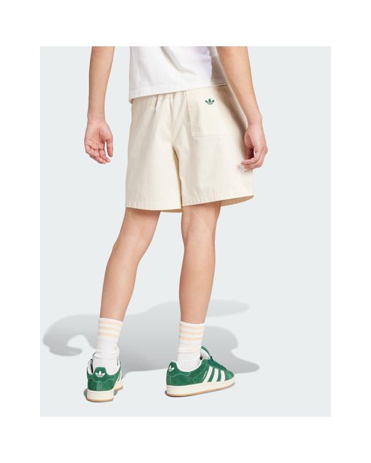 Pantalones cortos blancos leisure league Adidas Originals de hombre de color White