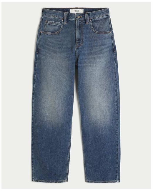 Hollister Natural Dragon Graphic Skater Baggy Jeans for men