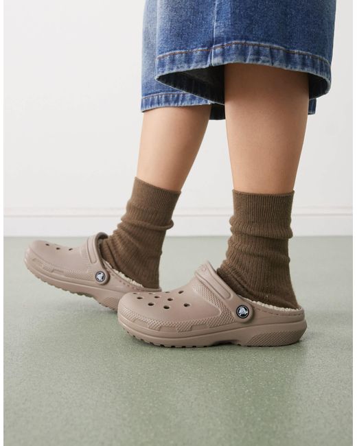 CROCSTM Blue – klassische, gefütterte clogs