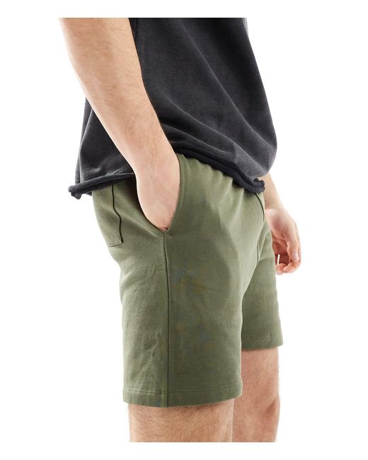 ASOS Green Skinny Fit Shorts for men