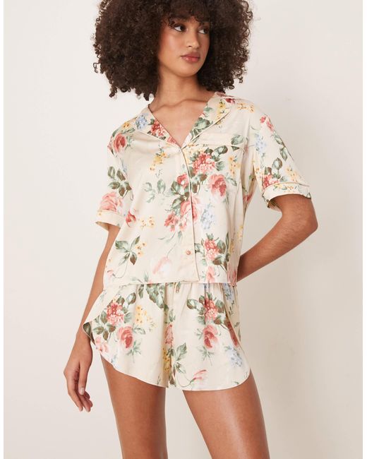 Abercrombie & Fitch Natural Pyjama Shorts