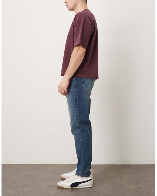 ASOS Multicolor Tapered Jeans for men