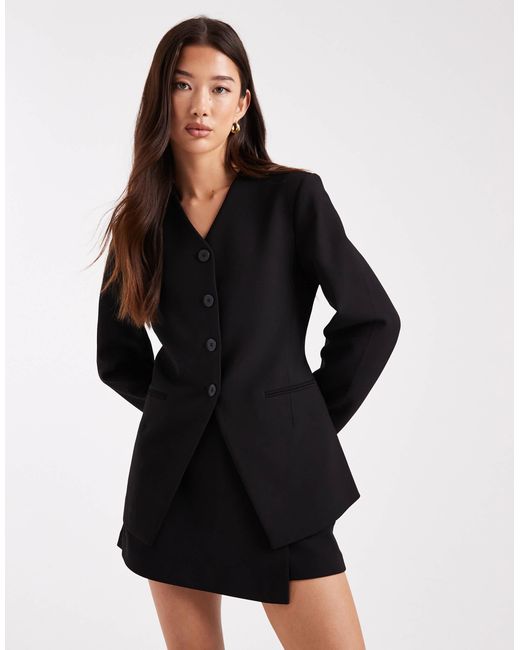 Blazer structuré d'ensemble ONLY en coloris Black