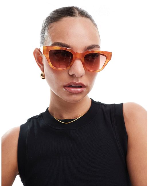 A.Kjærbede White Kaws Square Sunglasses