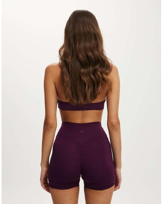 Cotton On Purple Ultra Soft Invisible Scrunch Shortie Short