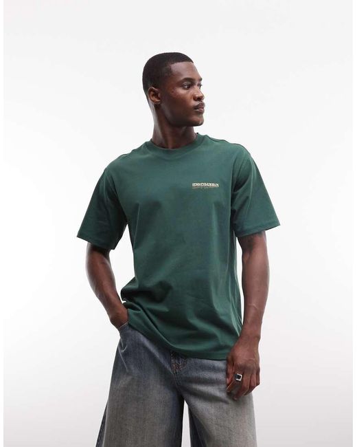 Dickies Green Roaming Shores Backprint T-Shirt for men