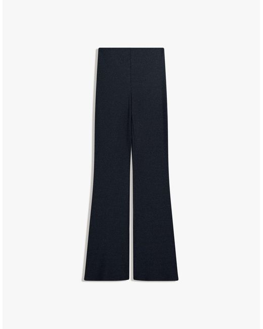 Bershka Black – schimmernde schlaghose