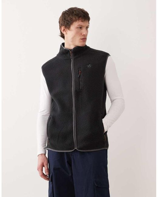 Dare 2b Black Borg Full Zip Camber Bodywarmer for men