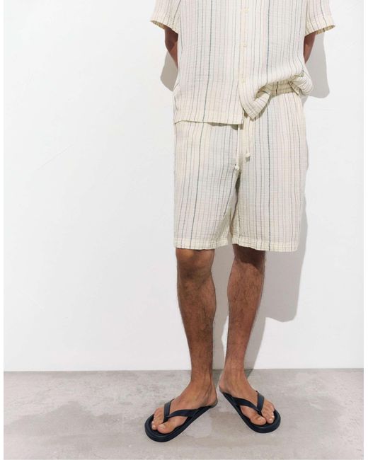 Bermuda Pull&Bear pour homme en coloris White