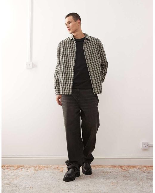 Weekday Multicolor Oversized Shirt for men