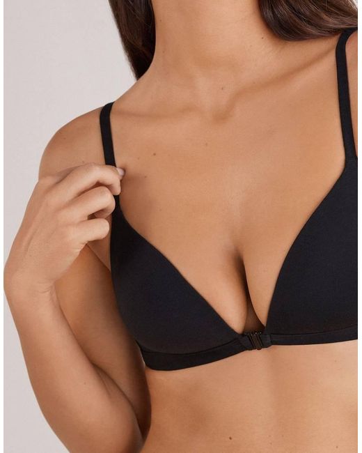 Intimissimi Black Tiziana Ultralight Cotton Triangle Bra
