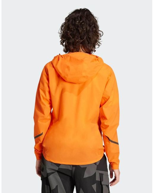 Adidas Orange Terrex Xperior 2.5 Layer Light Climaproof Jacket