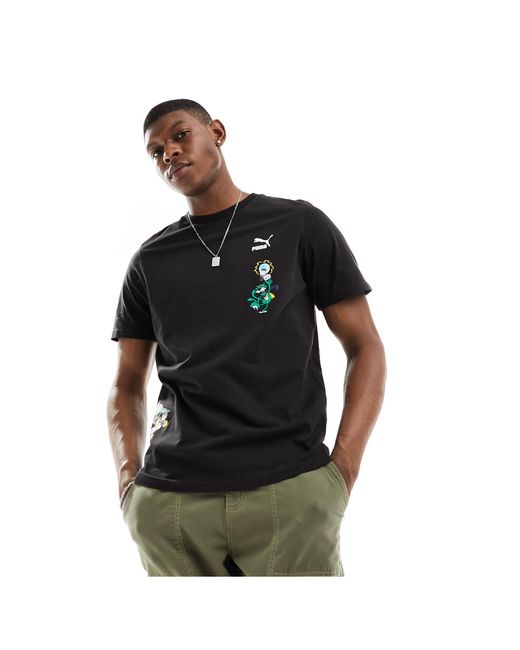 PUMA Green Classics 'super ' Backprint Graphic T-shirt for men