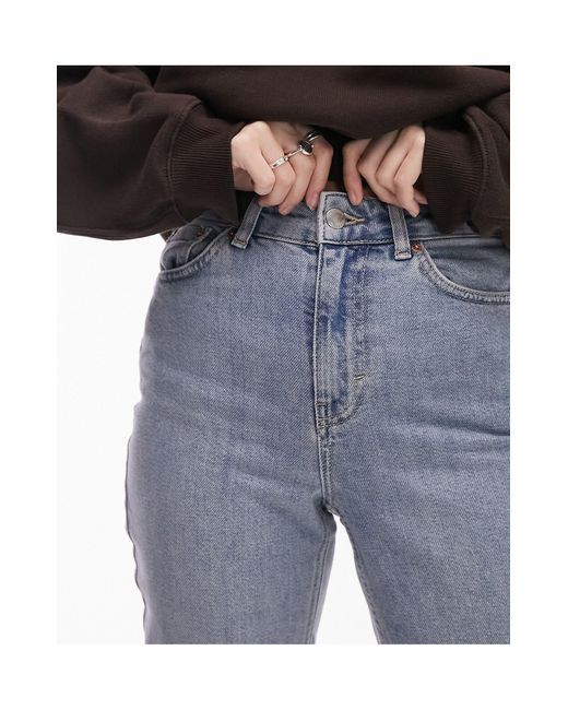TOPSHOP Black Premium Original Mom Jeans Jeans