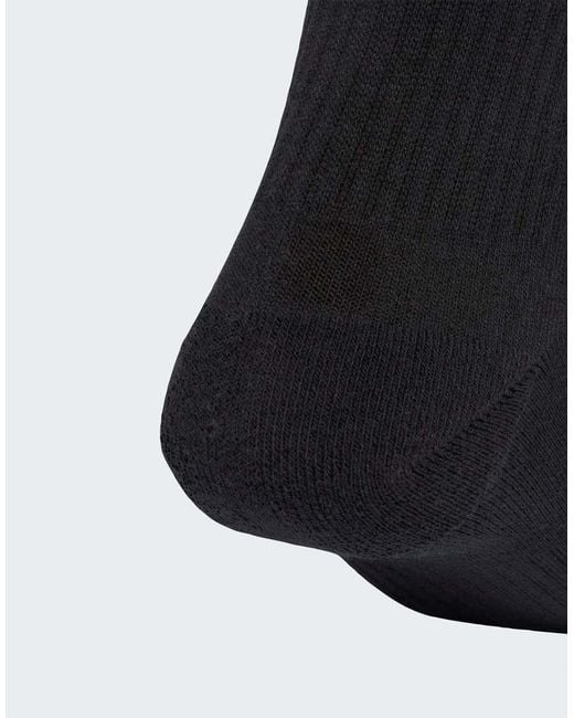 Adidas Originals Black Stonewash Crew Socks 3 Pairs