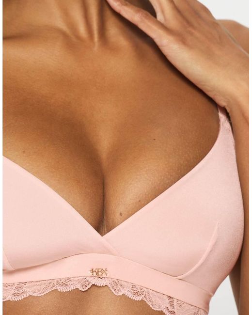 KBX Brown Knickerbox Harper Triangle Bralette