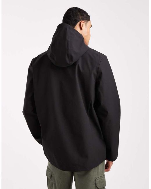 Farah Black Rhodes Hooded Jacket for men