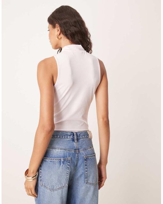 ASOS Blue High Neck Bodysuit