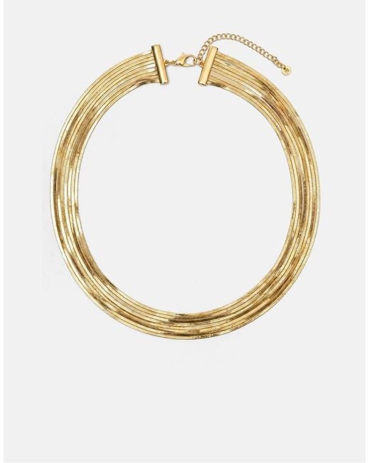 Pull&Bear Natural Multi-Strand Necklace