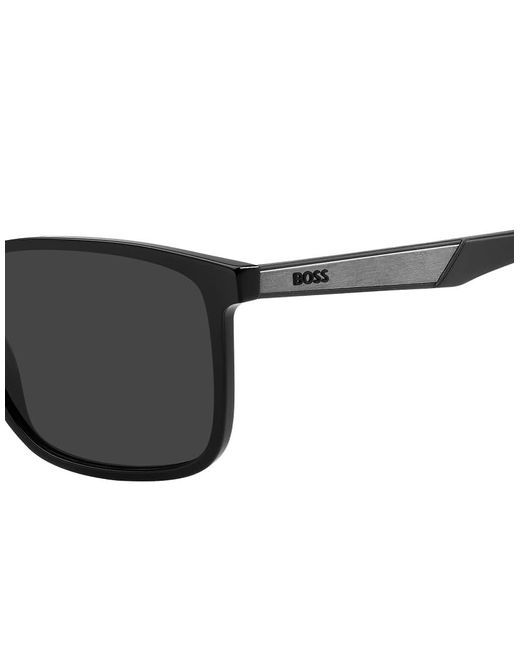 Boss Sunglasses Black Boss Square Sunglasses for men