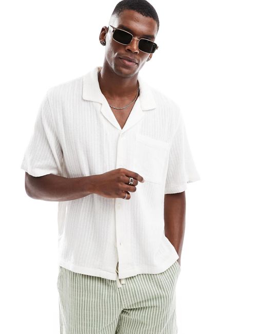 Cotton On – boxy fit hemd in White für Herren