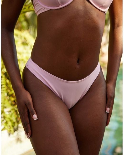 South Beach Green High Leg Bikini Bottom