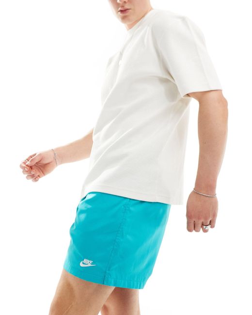 Nike – club – shorts aus webstoff in White für Herren