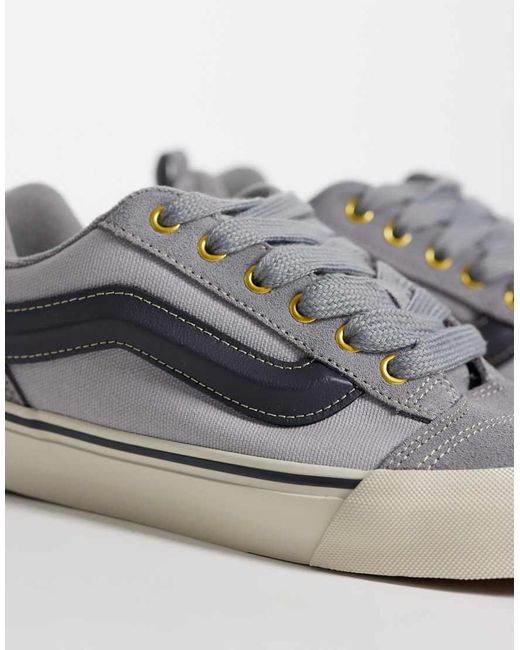 Vans Gray Knu Skool Trainers