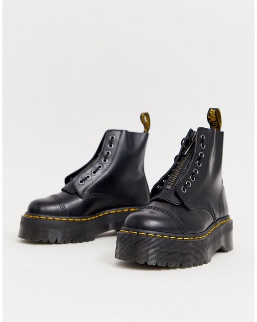 dr martens platform zip