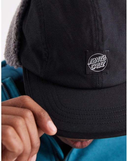 Santa Cruz – opus dot – kappe aus sherpafleece in Blue für Herren