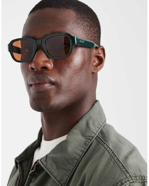 Levi's Sunglasses Green Levi's Square Sunglasses With Lenses