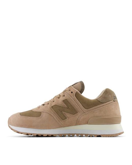 New Balance Brown 574 Trainers