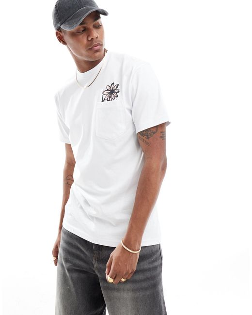 Vans White T-shirt With Back Graphic for men