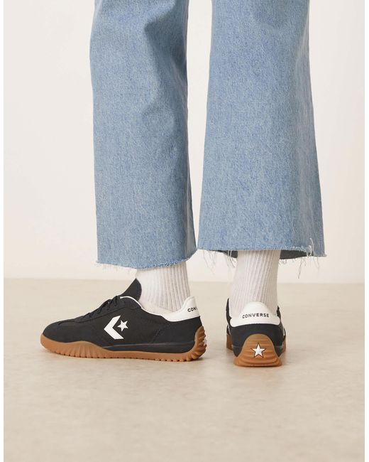 Converse Black Run Star Trainers