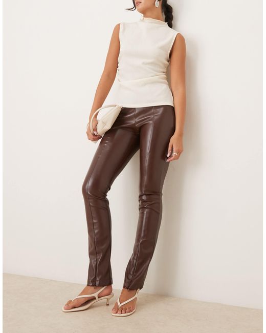 ASOS Natural Skinny Trousers