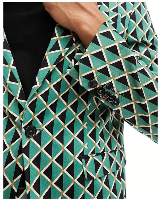 Shadoff - veste Twisted Tailor pour homme en coloris Green
