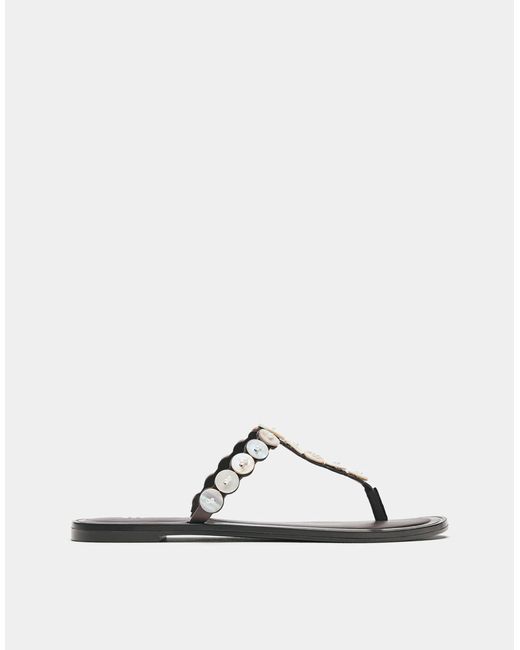 Pull&Bear Gray – flache sandalen