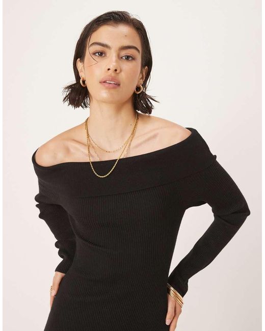 Glamorous Black Midi Dress