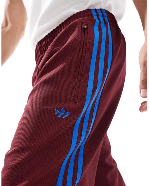 adidas Originals 70S Tracksuit Bottoms in Red for Men Lyst UK