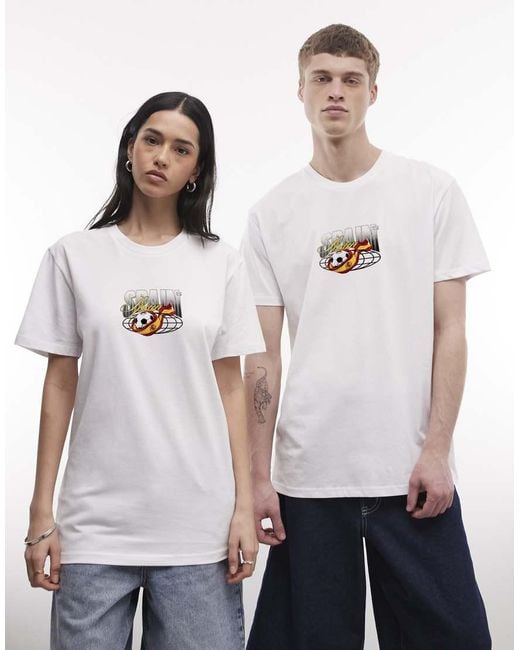 PRNT Gray Spain Glory Relaxed T-Shirt