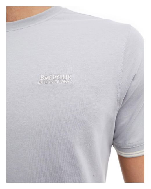 Barbour International – philip – t-shirt in White für Herren