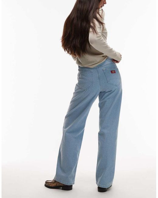 Dickies Blue Loose Straight Fit Jeans