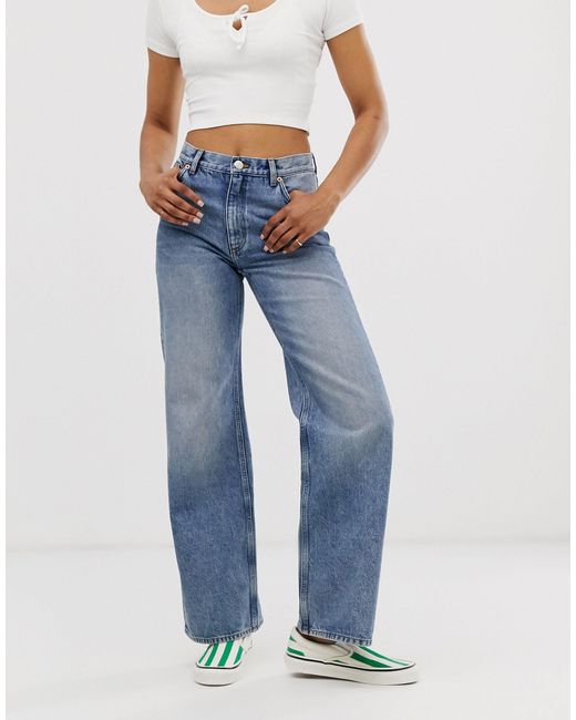 Monki Organic Cotton Wide Leg Yoko 