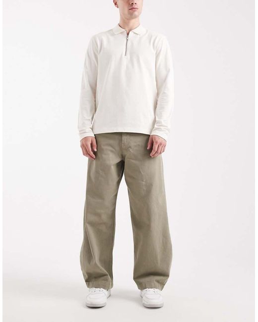 ASOS Green Barrel Pants for men