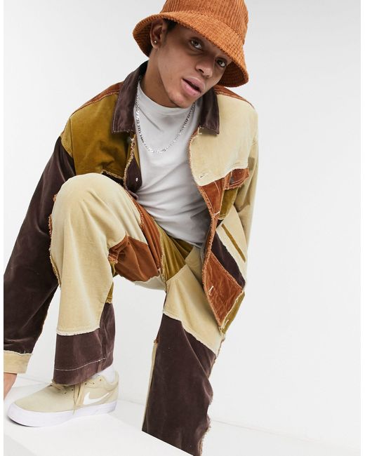 Jaded London Frayed Patchwork Denim 
